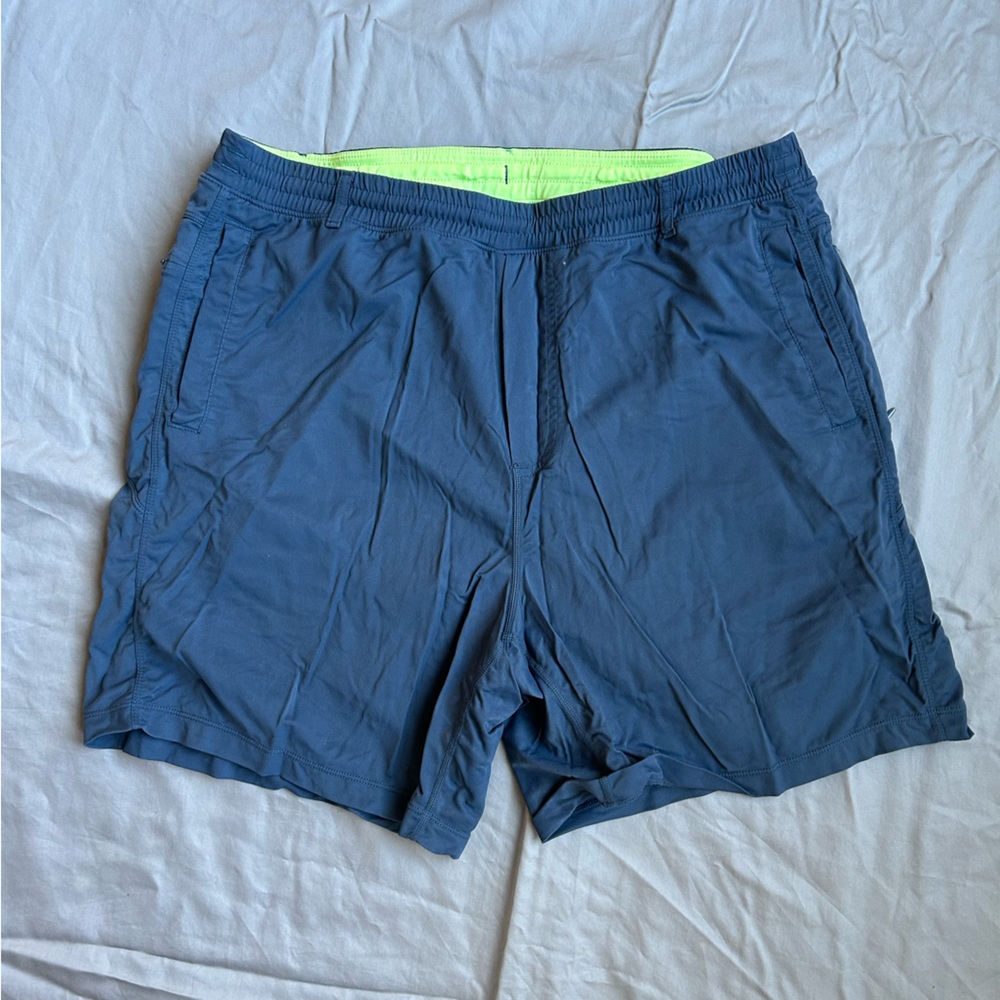 Birddogs Navy Blue Khaki Shorts, 7” inseam
